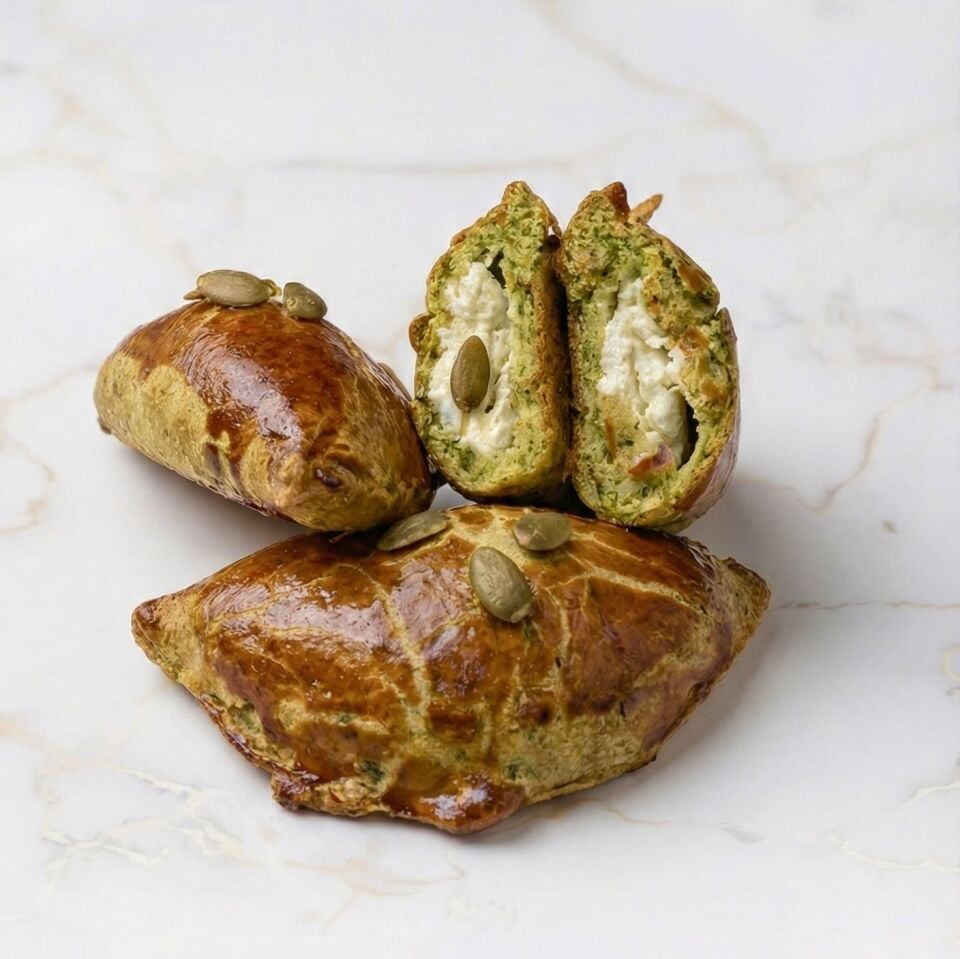 Labneli Ispanaklı Poğaça