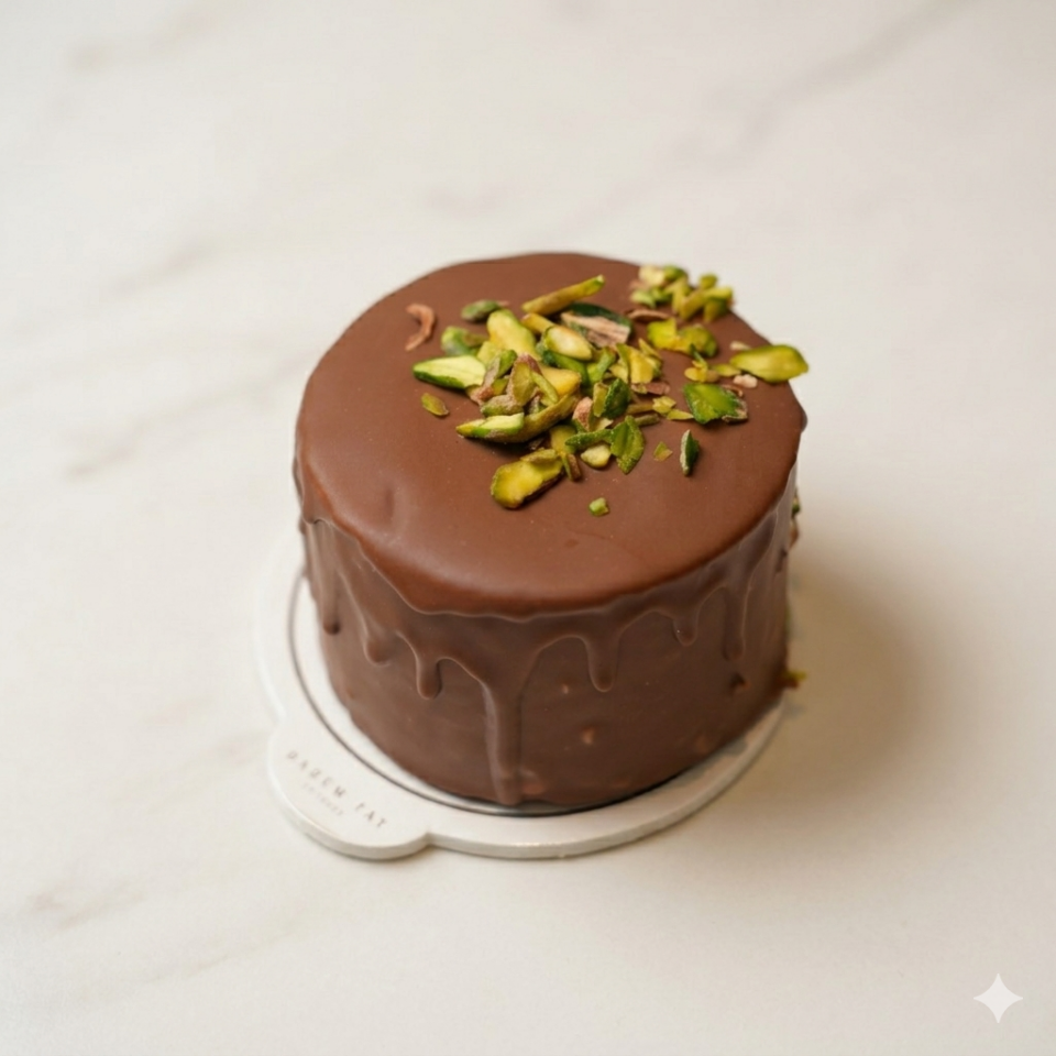Çikolatalı Fıstıklı Pasta