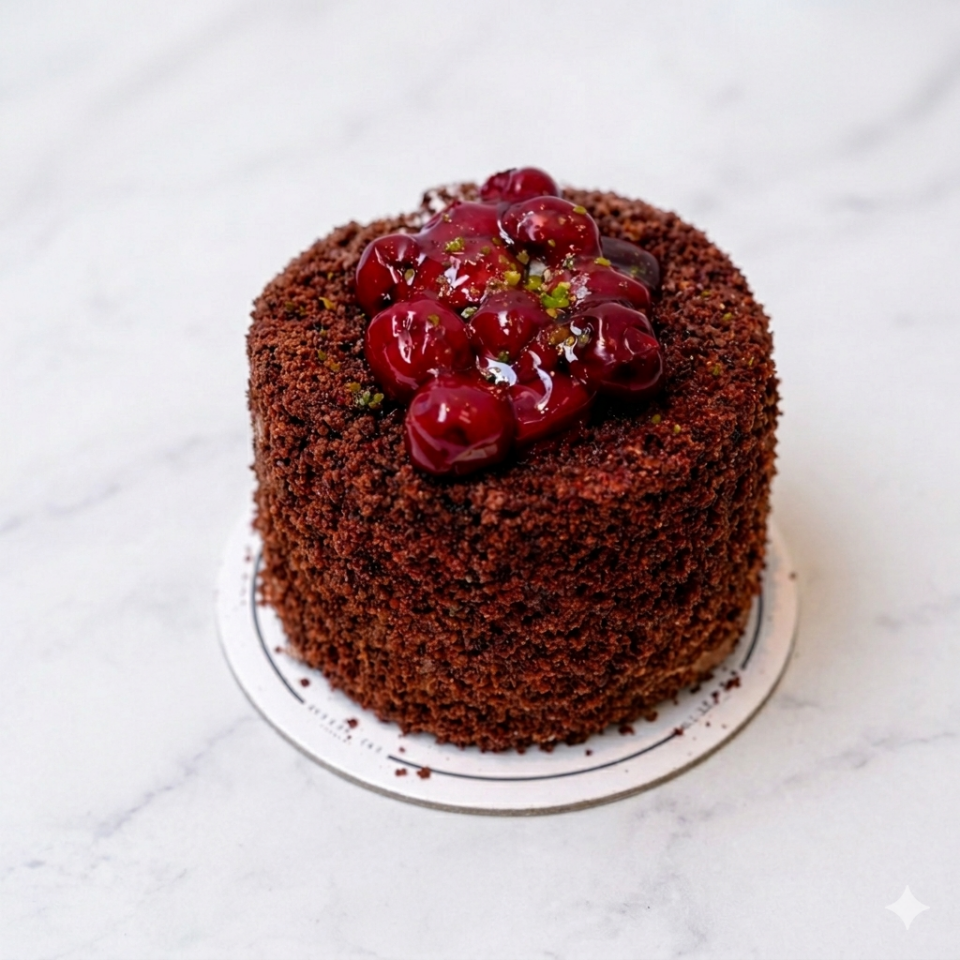 Çikolatalı Vişneli Pasta